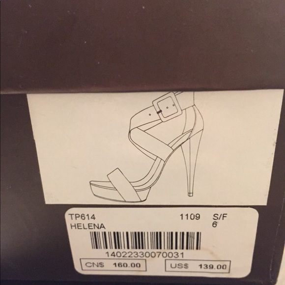 Size 6 silver Helena bebe heel. - Picture 6 of 9