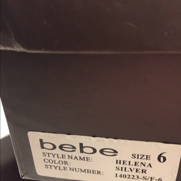 Size 6 silver Helena bebe heel. - Picture 7 of 9