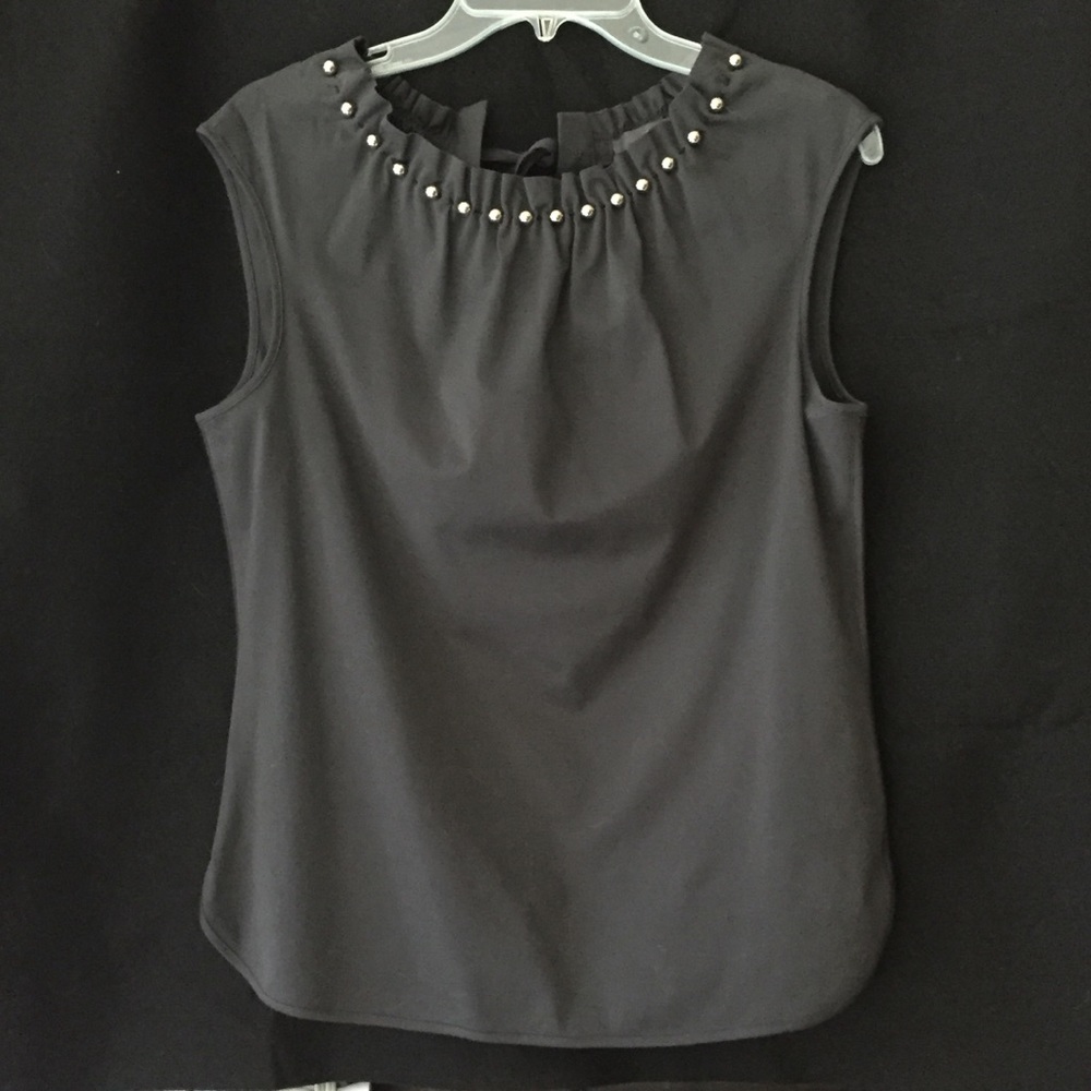 Pre Se Gun Metal Studded Top