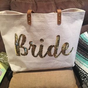 Bride tote bag