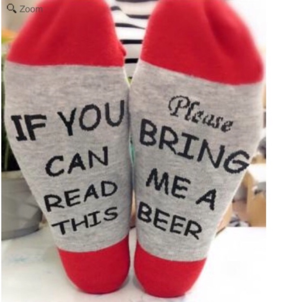 If you can read this .... socks - Picture 2 of 3