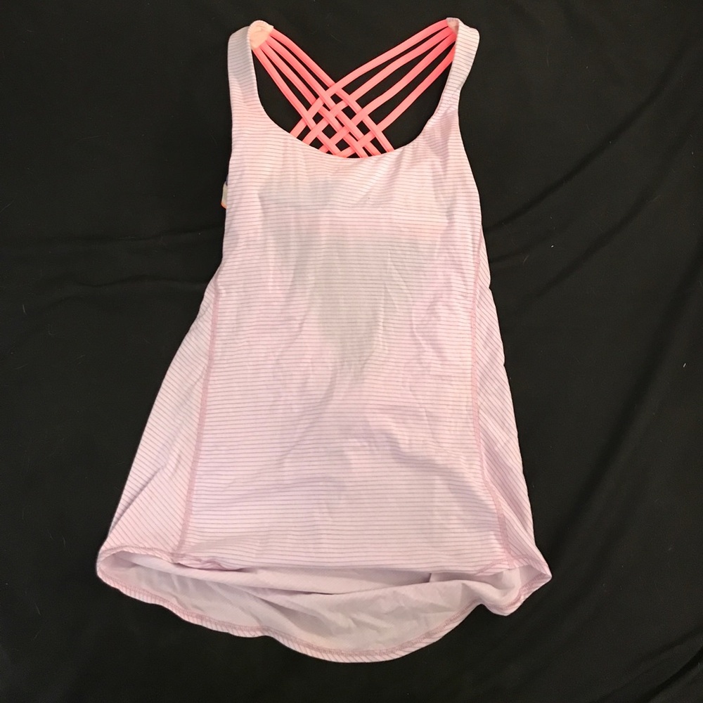 Lulu lemon open back tank top - never worn