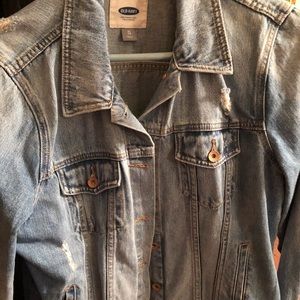 Old navy destroyed denim