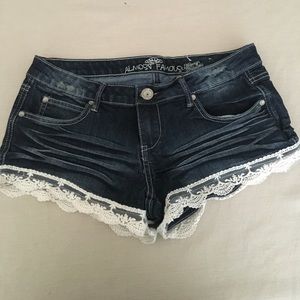Lace shorts