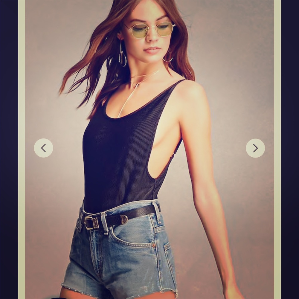 NWT forever 21 satin rubbed body suit