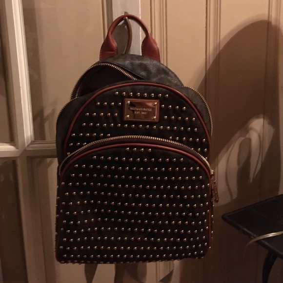Micheal Kors Studded Backpack