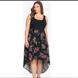 Torrid Black Hi-Lo Dress