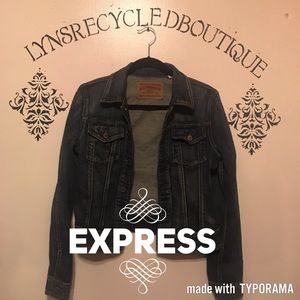 Express Jean Jacket! 53076! Sz Sm!!