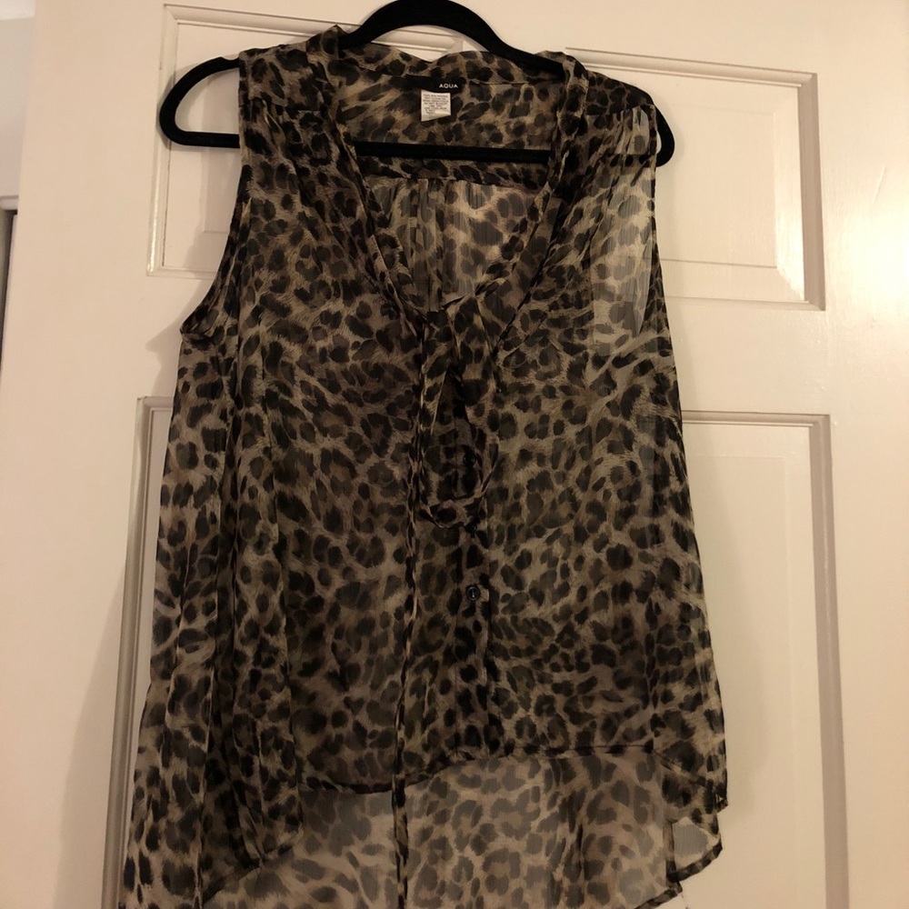 Animal print top!