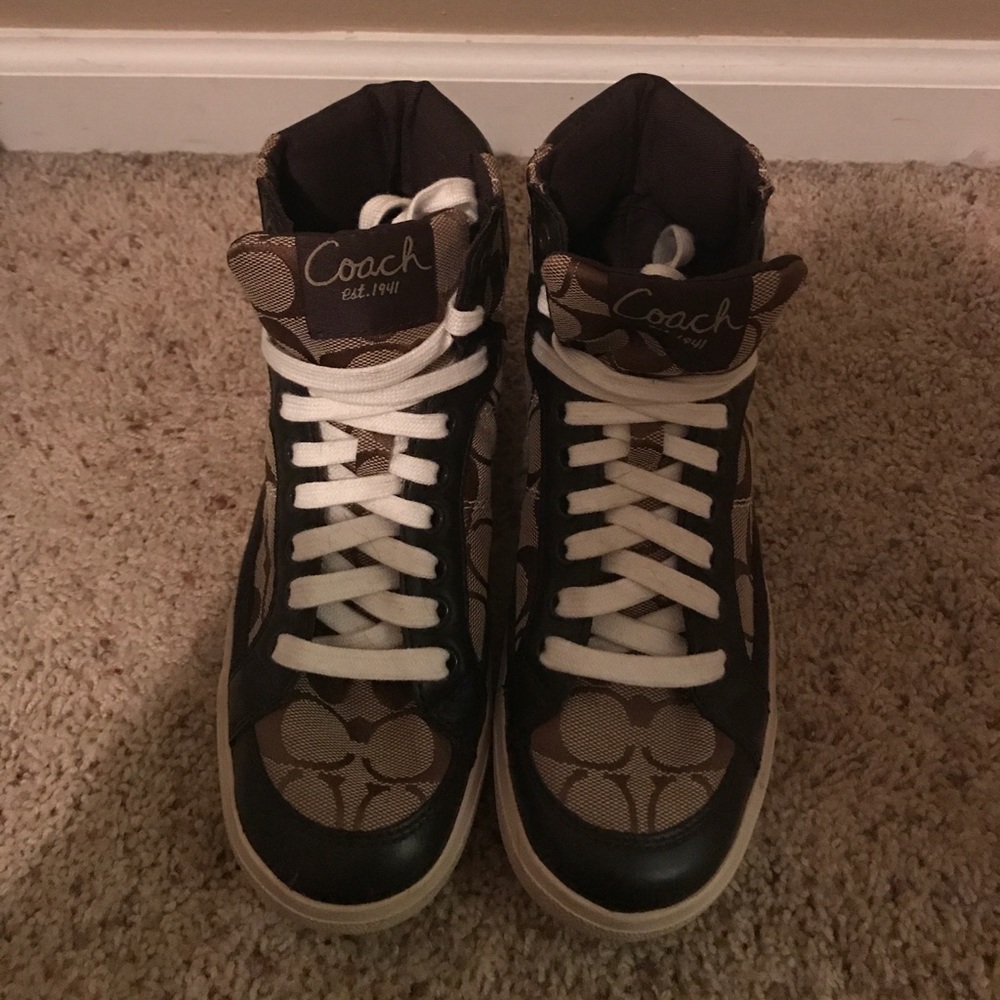 Coach Ellis Hi-Top Sneaker - Picture 2 of 4