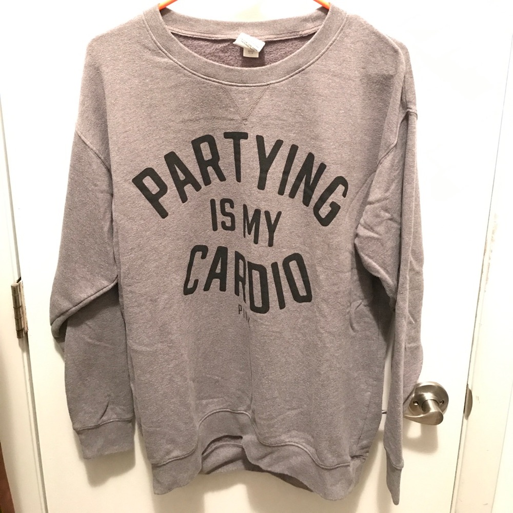 PINK crew neck sweatshirt