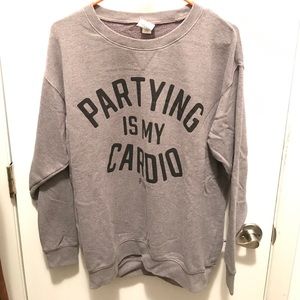 PINK crew neck sweatshirt