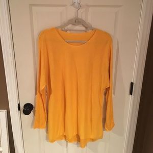 Michael Kors Yellow Tunic Sweater