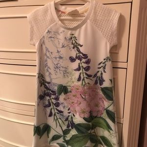 Hannah Banana White Floral Summer Dress