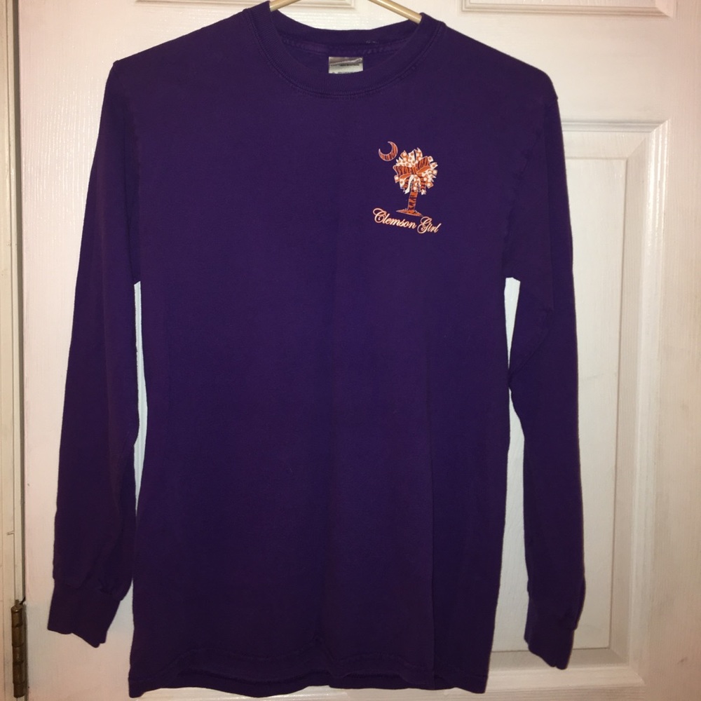 Clemson girl long sleeved T-shirt