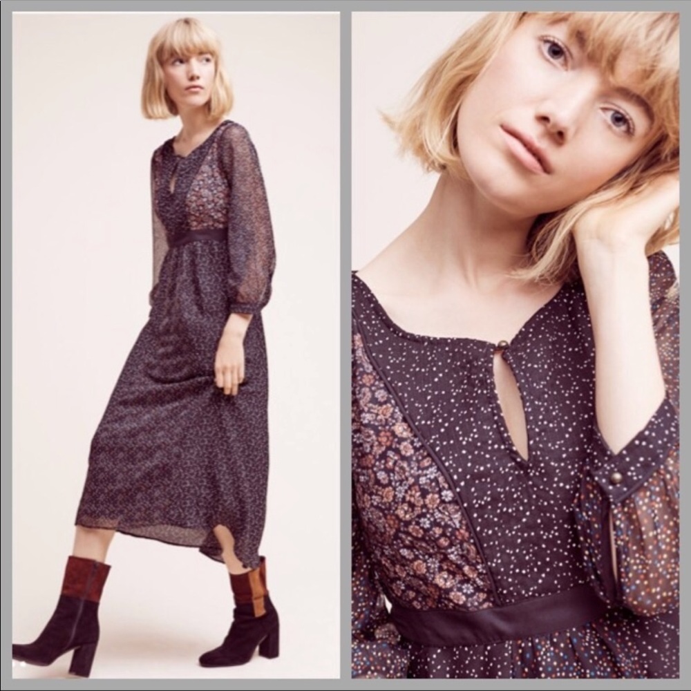 Anthropology Country Side Maxi Dress