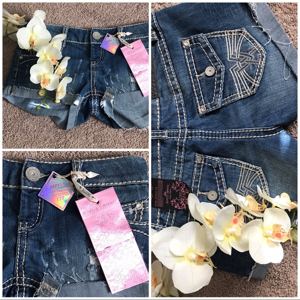 New! Almost Famous Jean Shorts
