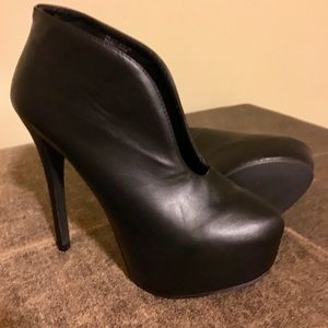 Black Stiletto Booties