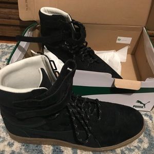 Black Suede Puma Sneakers