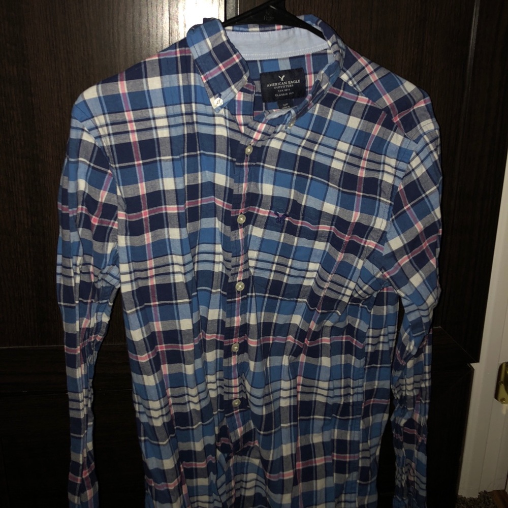 American Eagle Outfitters Casual Flannel Shirt