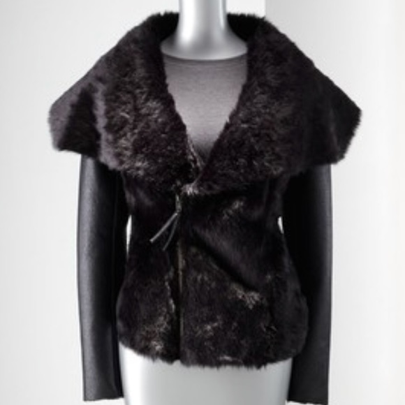 Vera Wang Faux Fur Coat, Buy Now 