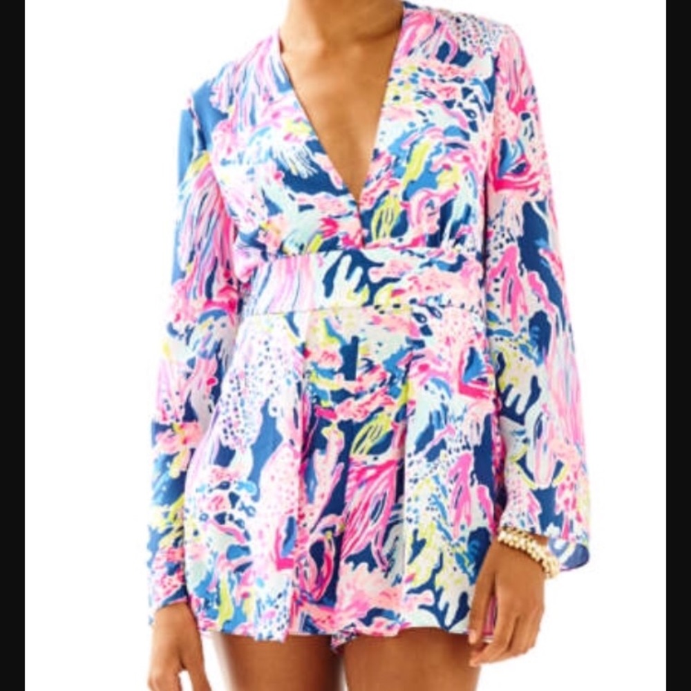 Lilly Pulitzer Bell Sleeve Romper