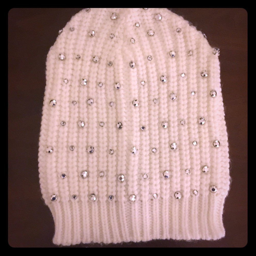 Loft sparkle ivory hat