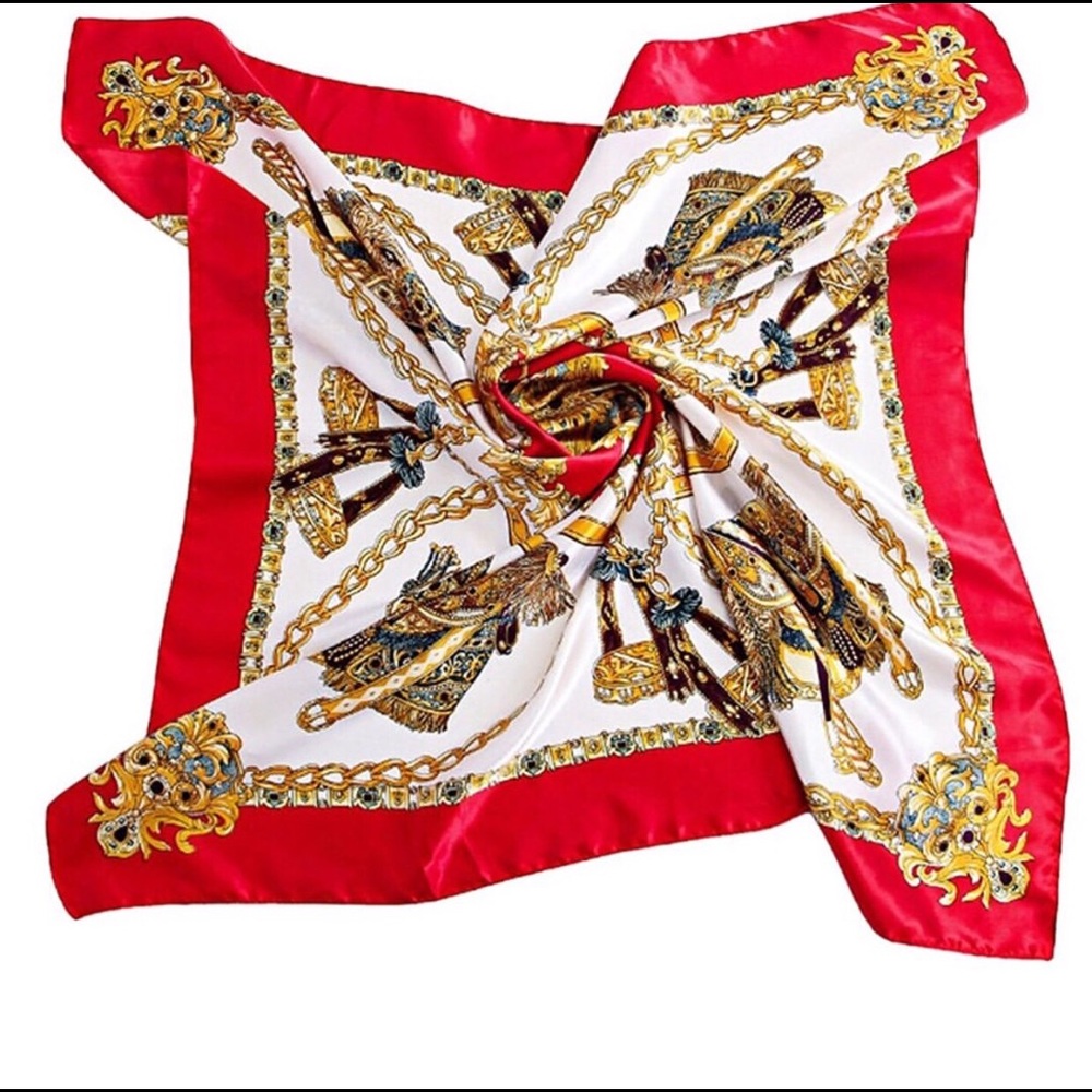 Silk head scarfs