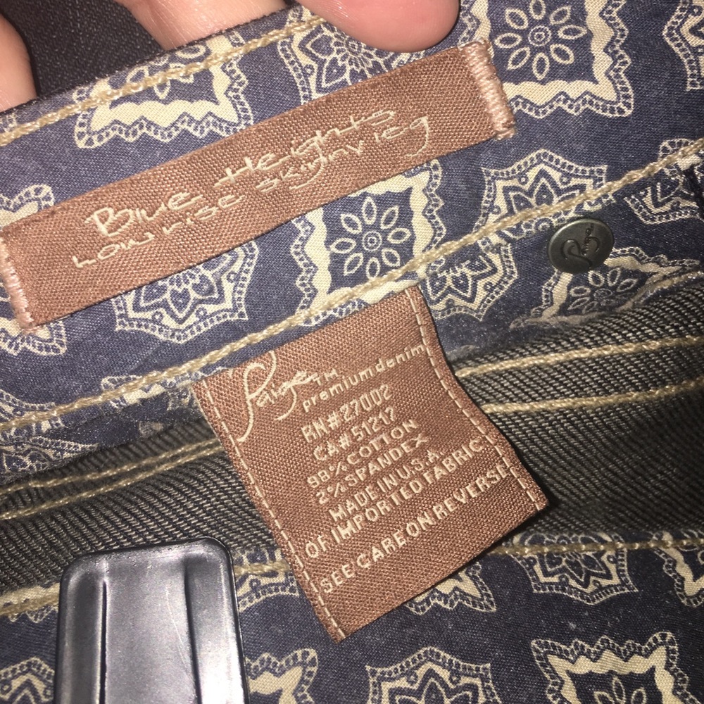 ‼️PRICE DROP‼️ ANTHRO PAIGE PREMIUM DENIM SIZE 27