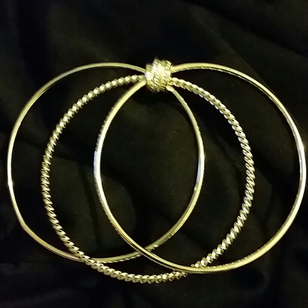Sterling Silver Three Bar Bracelets