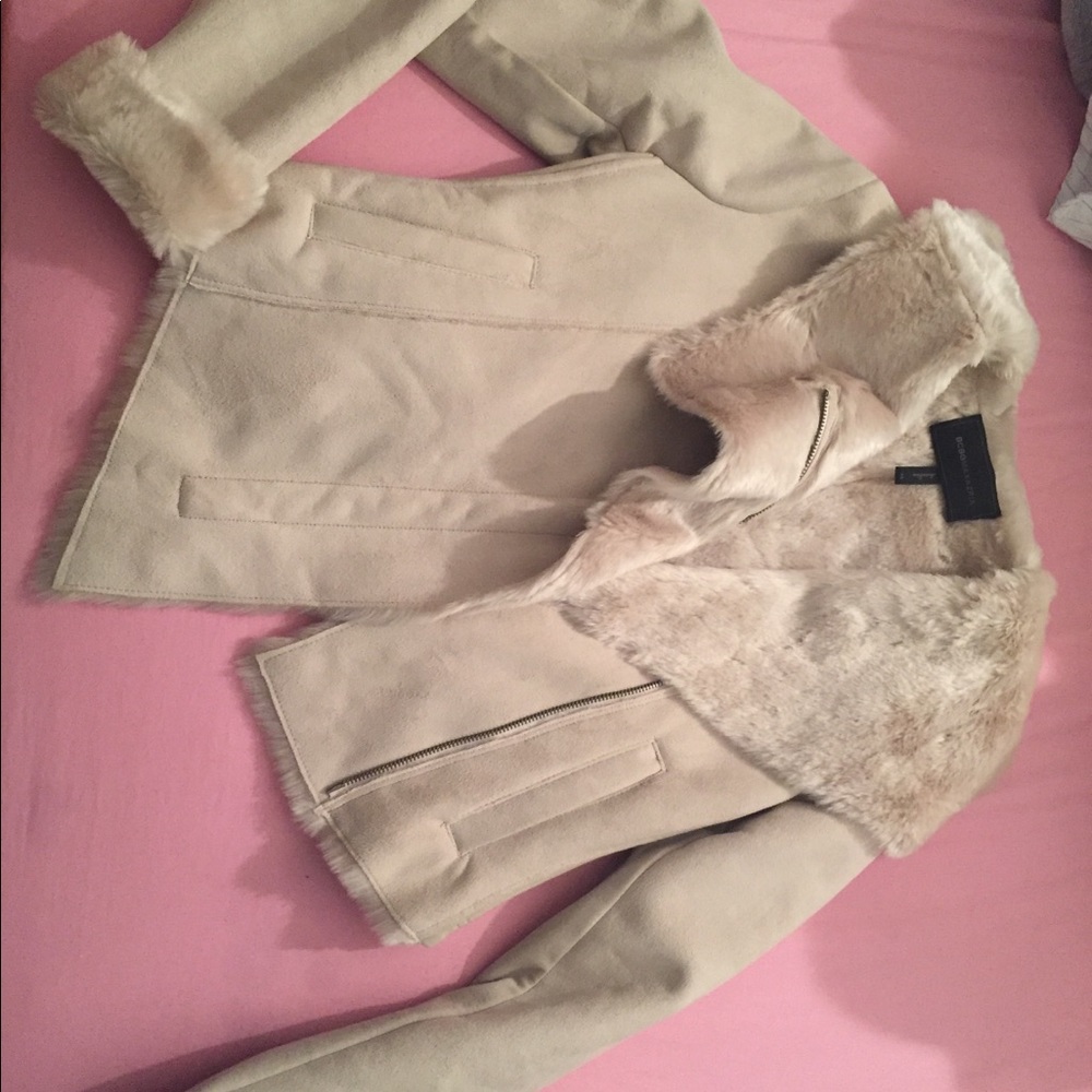 Faux fur coat