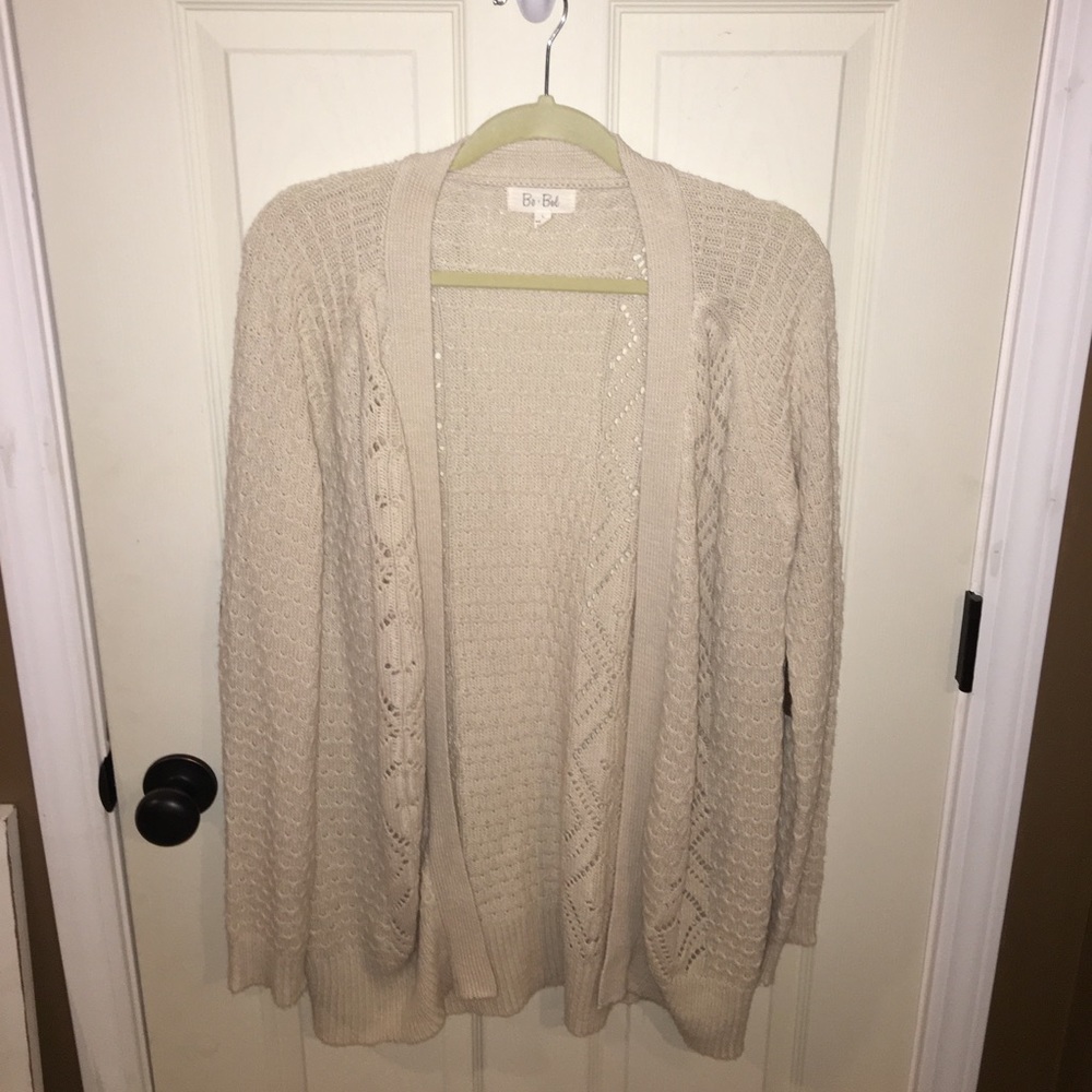Long Beige/Cream Cardigan
