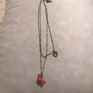 Betsey Johnson hippo necklace-MAKE ME AN OFFER!!
