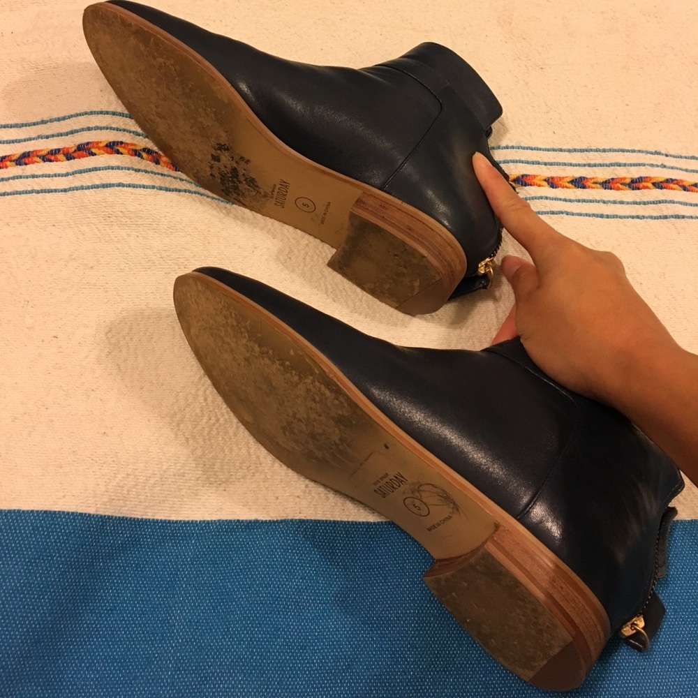 Kate Spade Saturday Navy booties - Picture 2 of 6