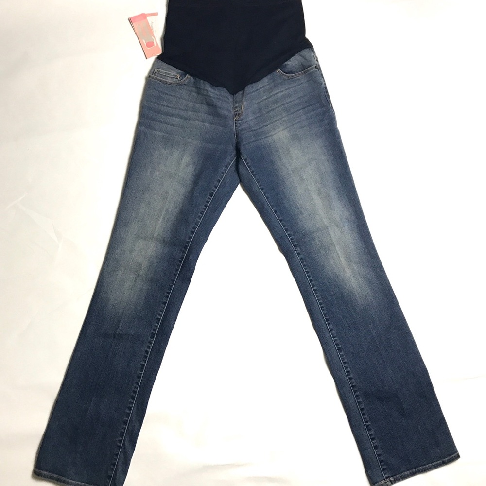 Liz Lange maternity bootcut jeans