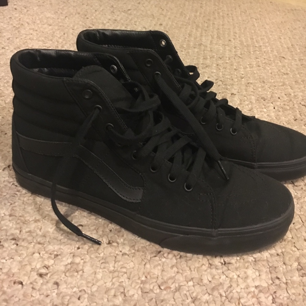 Black Hi-Top Vans