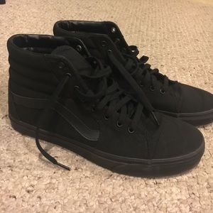 Black Hi-Top Vans