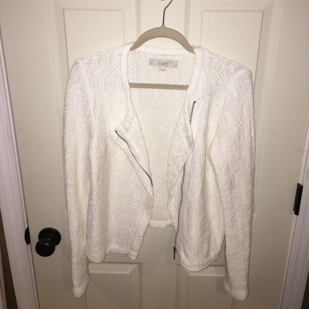White Sweater Jacket