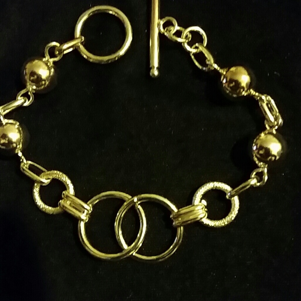 Sterling silver statement bracelet