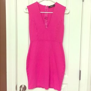 Love the Lime Light Hot Pink Dress