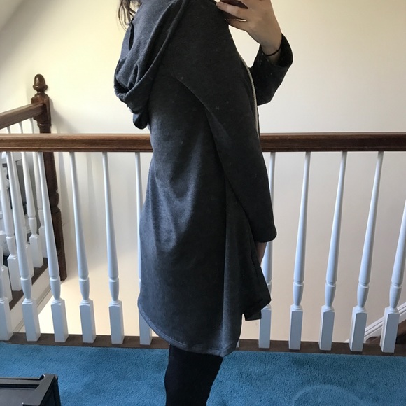 ❤️NEW IN❤️ Cute Charcoal Winter Hoodie Look - Picture 4 of 6