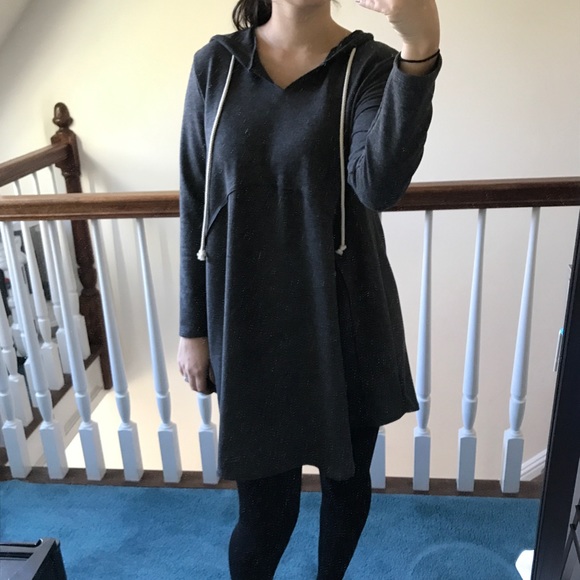 ❤️NEW IN❤️ Cute Charcoal Winter Hoodie Look - Picture 5 of 6