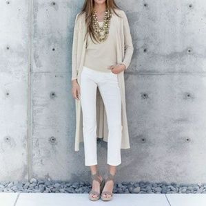 Eileen fisher ivory ankle pants