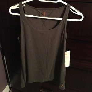 NWT Lucy olive green racer back tank