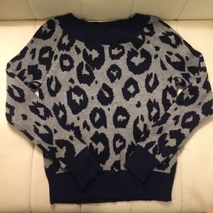 GAP Animal Leopard/Cheetah print sweater XS