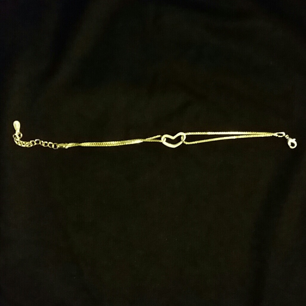 Heart Sterling Silver Bracelet