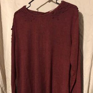 Burgundy Sweater