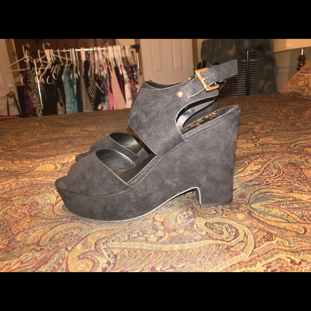 Primark Black Platform Heels - US9/UK7