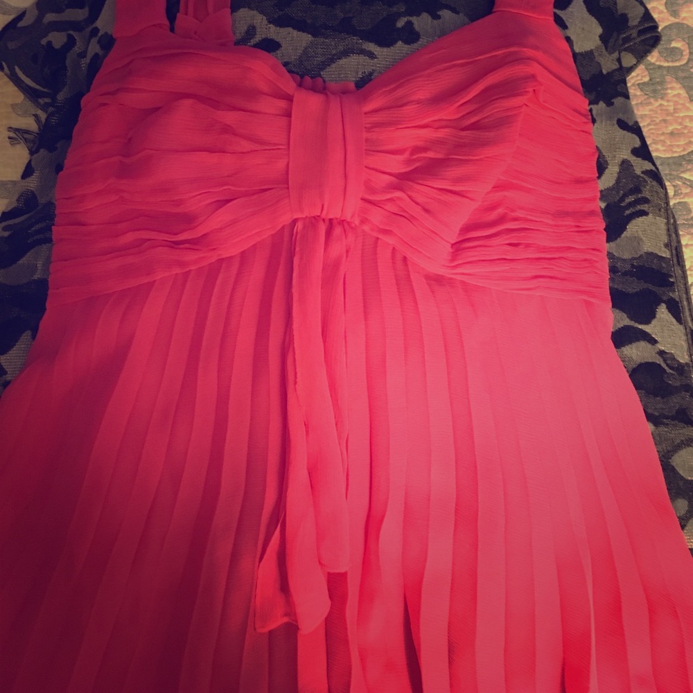 NineWest pleated chiffon tank blouse