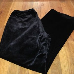 Black Velvet y pants